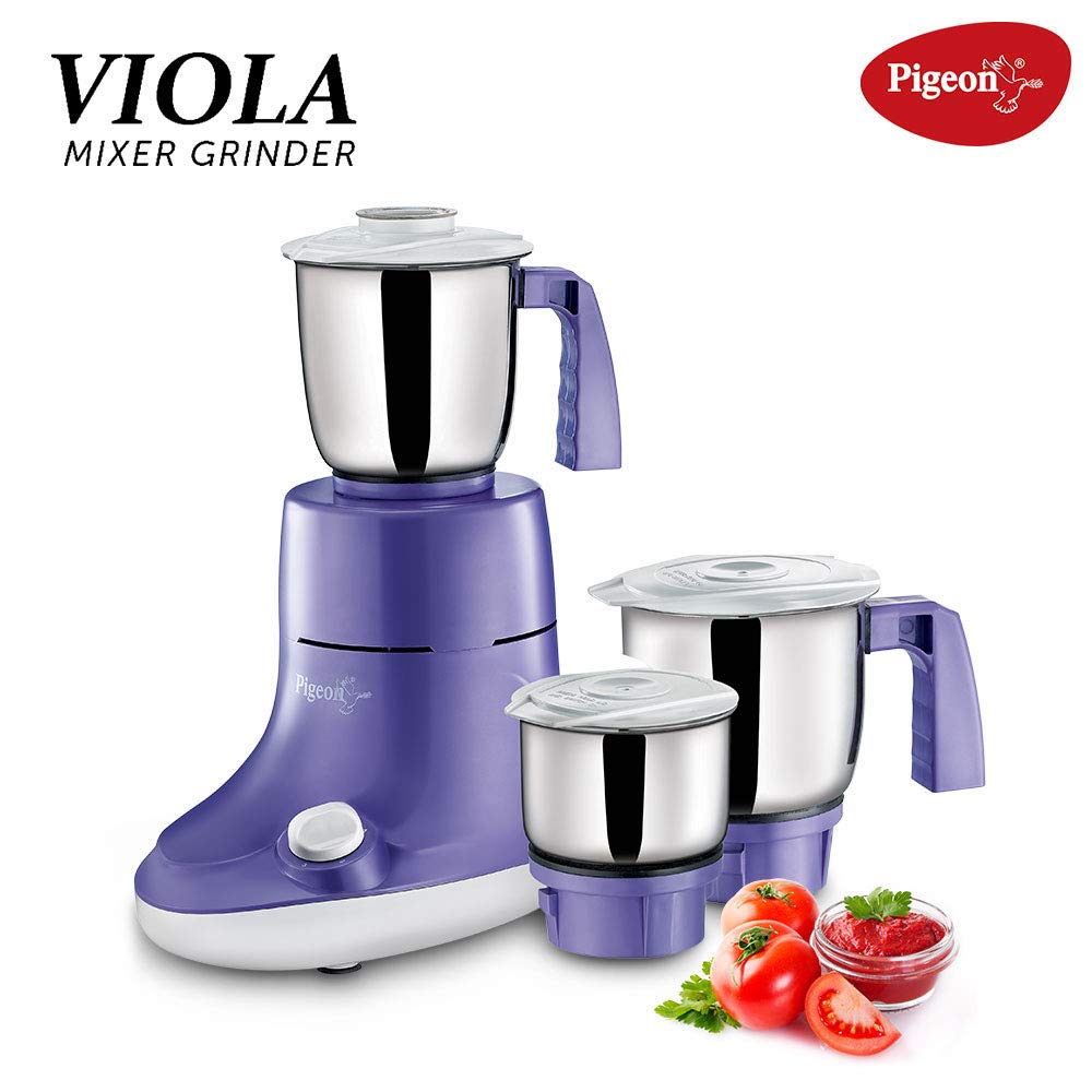 Buy Pigeon by Stovekraft Viola 550-Watt Mixer Grinder Online at